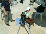 my small telescope preperations before the eclipse