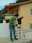in Antalya, observing sun